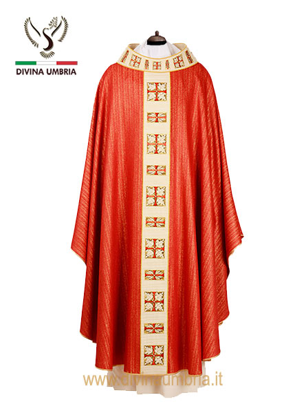 Red chasubles