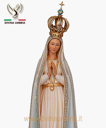 Statua in legno Madonna di Fatima