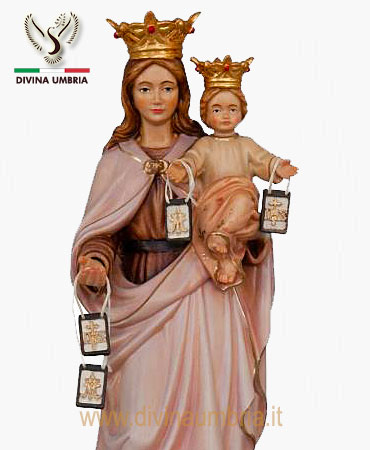 Statua in legno Madonna del Carmine