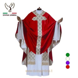 Gothic chasuble in silk shantung