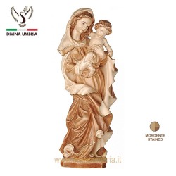 Sculpture made of wood colored - Our Lady of Peace