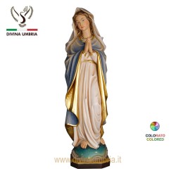 Sculpture made of wood colored - Blessed Virgin
