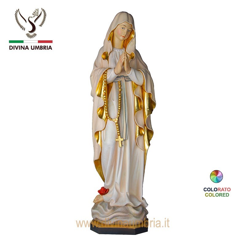 Statua in legno della Madonna del Rosario