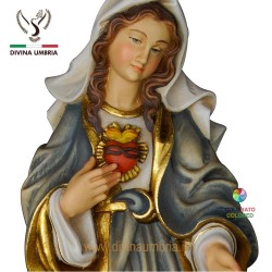 Immaculate Heart of Mary sculpture
