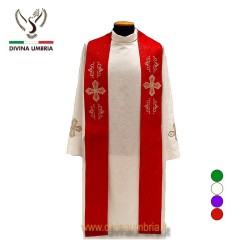 Gold embroidered Cross Priest stole