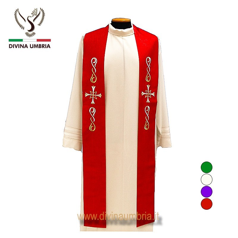 Gold embroidered Cross Priest stoles