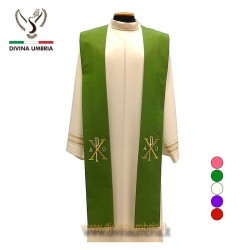 Liturgical stole out of mixed linen