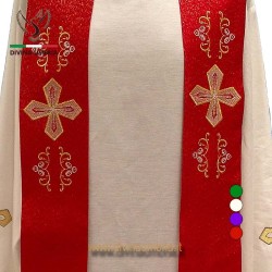 Stole with Crosses embroidery