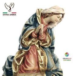 Statua presepe in legno di Maria