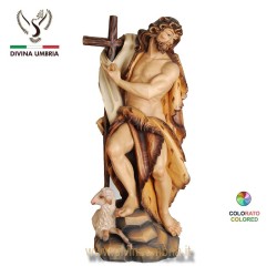 Statua di San Giovanni Battista in legno