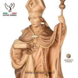 Statue of Saint Januarius in hand-carved wood