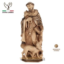 Statua di San Domenico in legno