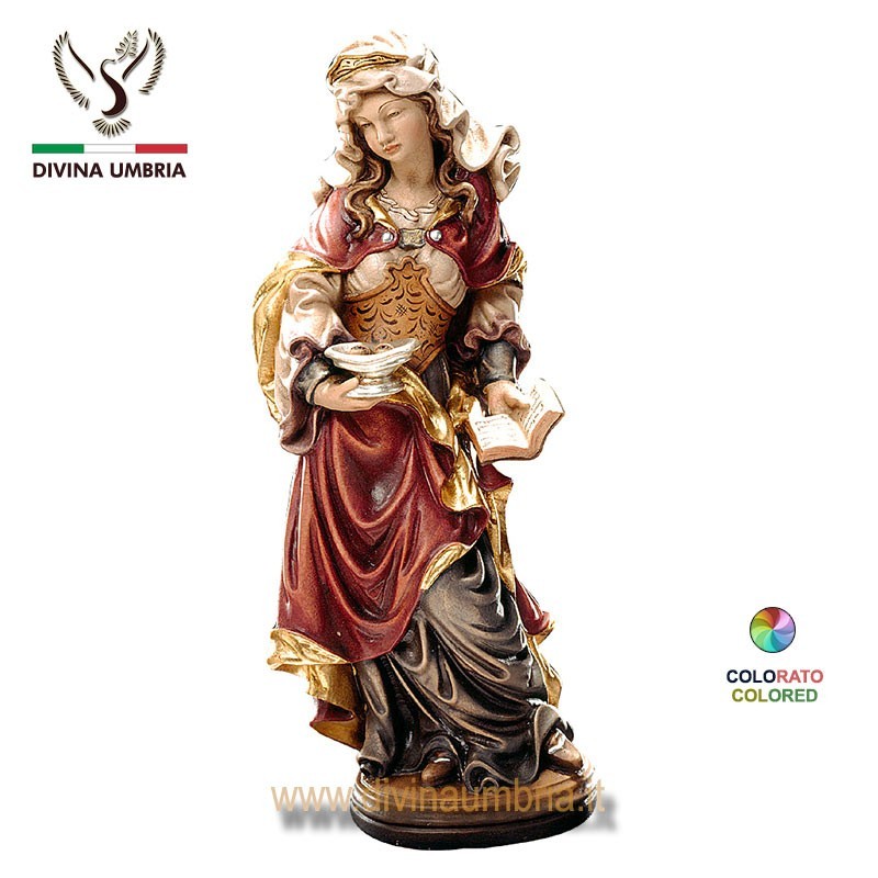 Saint Lucy - Sculpture made of wood