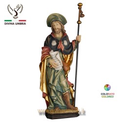 Woodcarved statue of Saint James the Great