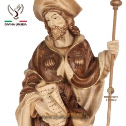 Saint James the Great statue in hand-carved wood