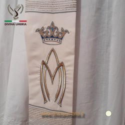 Embroidered Marian Crown & Symbol