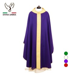 Purple chasuble out of satin silk