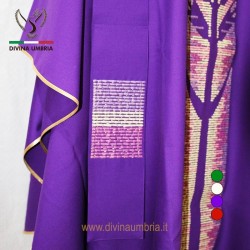 Purple Chasuble out of wool