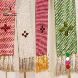 Chasubles and stoles out of raw silk