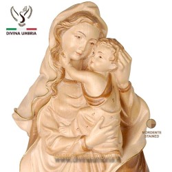 Statua Santissima Madre di Dio in legno scolpito a mano