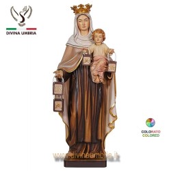 Wooden statue Our Lady of Mount Carmel