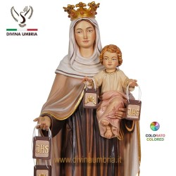 Statua in legno Madonna del Carmelo