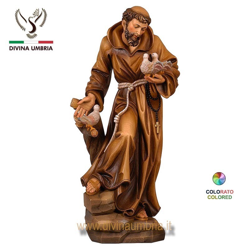 St. Francis of Assisi - Sculpture made of wood