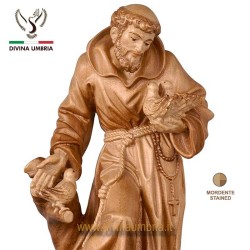 Statua in legno San Francesco d'Assisi