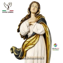 Immaculate Conception statue made in hand-carved maple wood