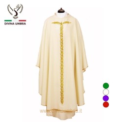 Wool embroidered chasuble