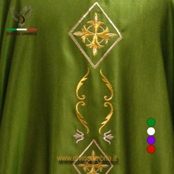 Green Dalmatic out of wool
